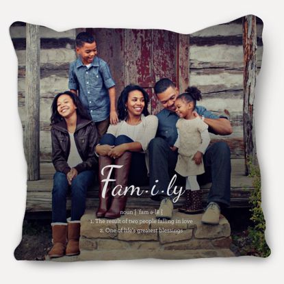 Picture of Definition of Family Pillow